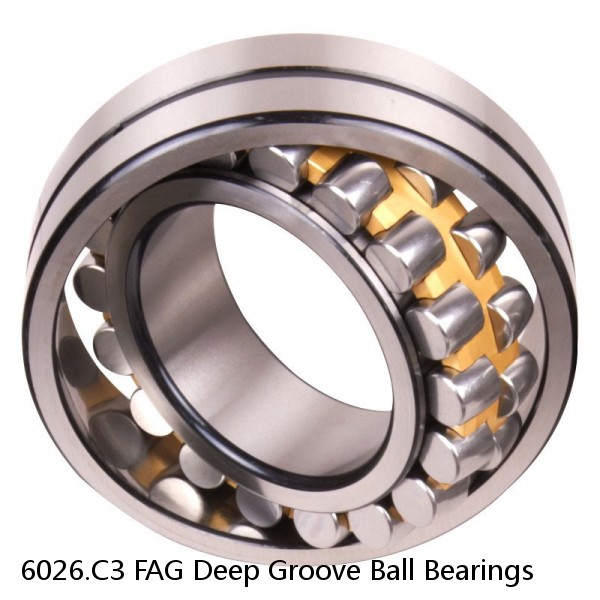 6026.C3 FAG Deep Groove Ball Bearings