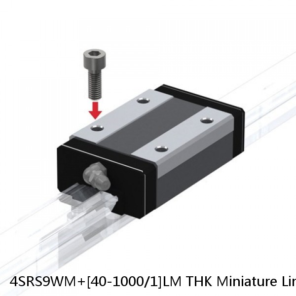 4SRS9WM+[40-1000/1]LM THK Miniature Linear Guide Caged Ball SRS Series