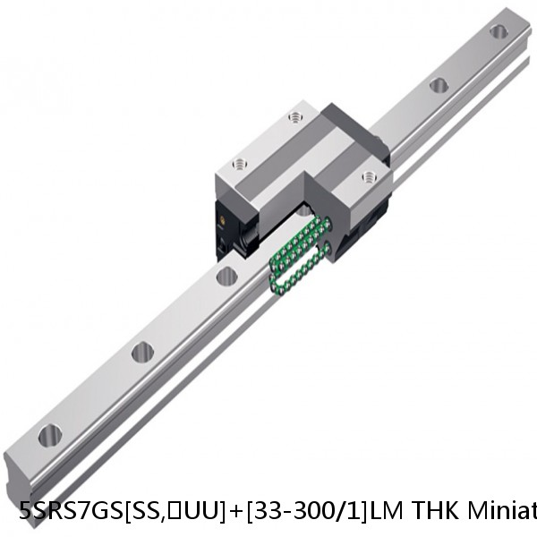 5SRS7GS[SS,​UU]+[33-300/1]LM THK Miniature Linear Guide Full Ball SRS-G Accuracy and Preload Selectable