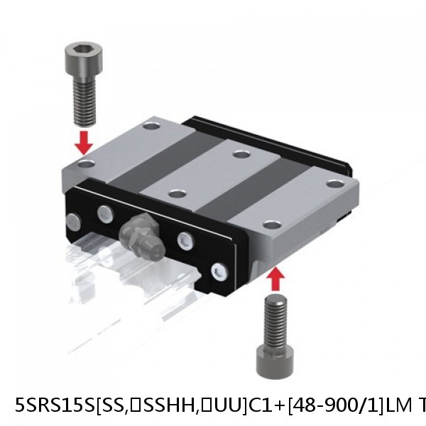 5SRS15S[SS,​SSHH,​UU]C1+[48-900/1]LM THK Miniature Linear Guide Caged Ball SRS Series