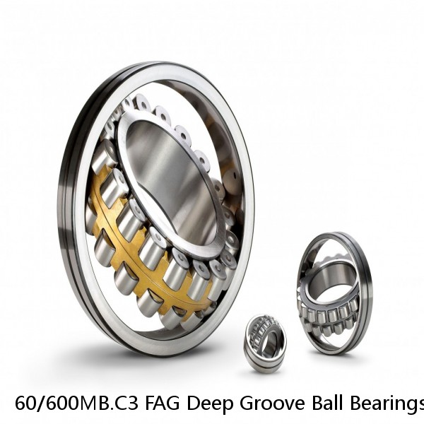 60/600MB.C3 FAG Deep Groove Ball Bearings #1 small image