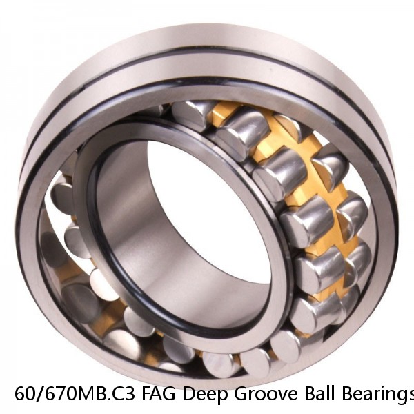 60/670MB.C3 FAG Deep Groove Ball Bearings