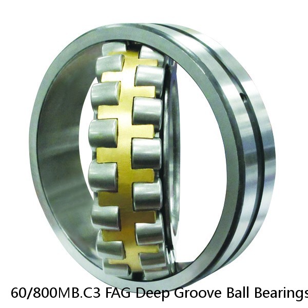 60/800MB.C3 FAG Deep Groove Ball Bearings