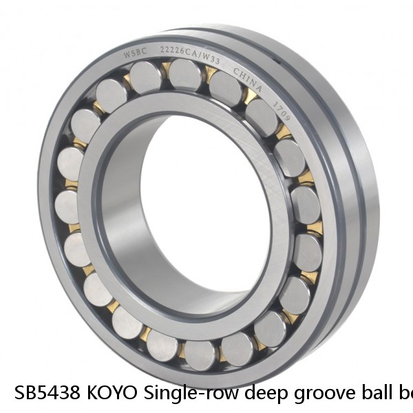 SB5438 KOYO Single-row deep groove ball bearings #1 small image