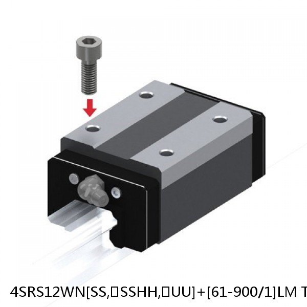 4SRS12WN[SS,​SSHH,​UU]+[61-900/1]LM THK Miniature Linear Guide Caged Ball SRS Series #1 small image
