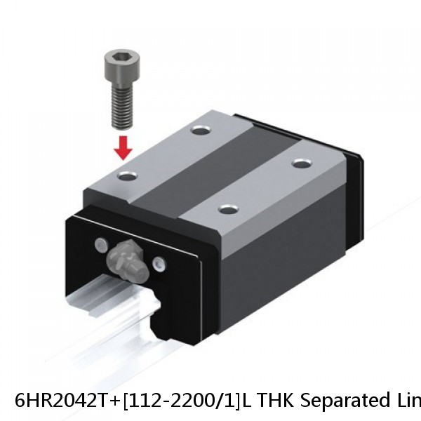 6HR2042T+[112-2200/1]L THK Separated Linear Guide Side Rails Set Model HR