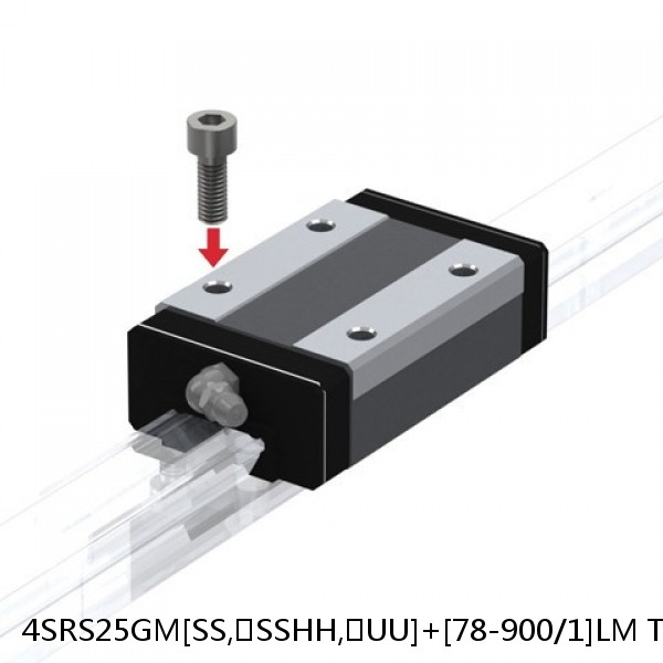 4SRS25GM[SS,​SSHH,​UU]+[78-900/1]LM THK Miniature Linear Guide Full Ball SRS-G Accuracy and Preload Selectable #1 small image