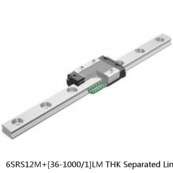 6SRS12M+[36-1000/1]LM THK Separated Linear Guide Side Rails Set Model HR