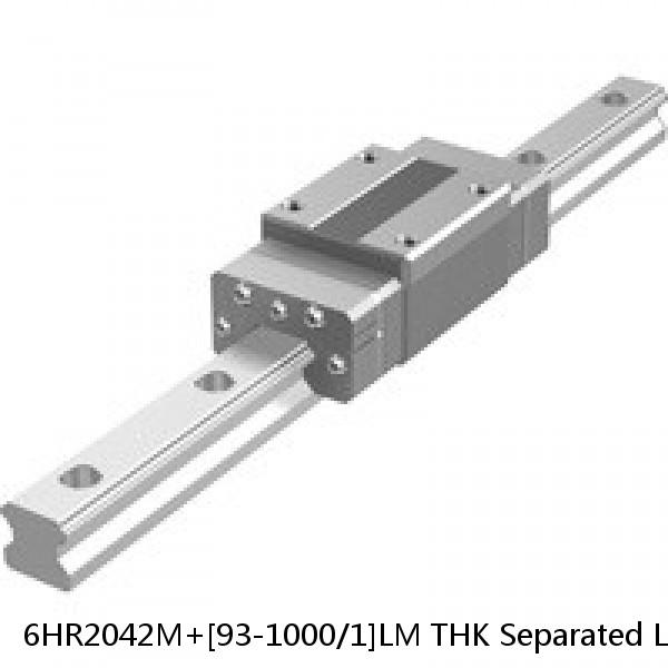 6HR2042M+[93-1000/1]LM THK Separated Linear Guide Side Rails Set Model HR #1 image