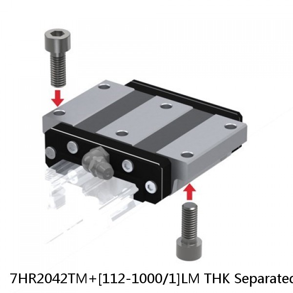 7HR2042TM+[112-1000/1]LM THK Separated Linear Guide Side Rails Set Model HR #1 image